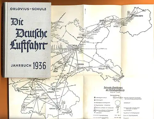 Deutschland Flugzeuge Luftfahrt Technik Typen Motoren Jahrbuch 1936