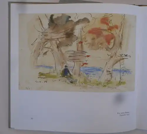 Kunst Malerei Plastik Fritz von Graevenitz Aquarelle Skizzen Bildband 1987