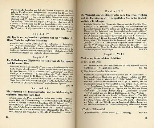 England Tirol als Reiseland Geschichte Tourismus im englischen Schrifttum 1950