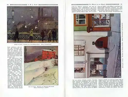 Schweiz Kunst Malerei Moderne Realismus Maler der Gegenwart Retrospektive 1927