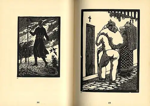 Jugenheim Daniel Greiner Holzschnitt Kunst Matthäus Evangelium Felsberg Verlag 