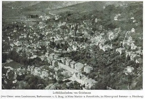 Hessen Main Kinzig Stadt Landkreis Gelnhausen Chronik Geschichte Heimatbuch 1954