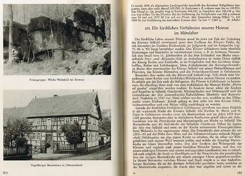 Hessen Main Kinzig Stadt Landkreis Gelnhausen Chronik Geschichte Heimatbuch 1954