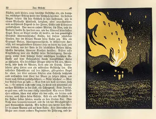 Weltkrieg Militär Kriegserlebnisse aus Frankreich Bilder Fritz Lang Buch 1916