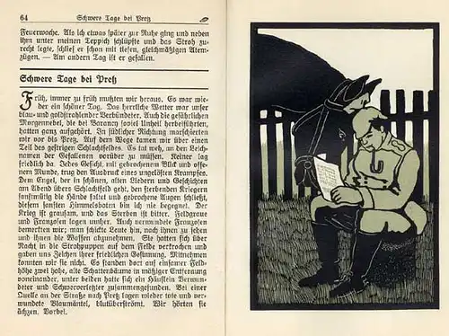 Weltkrieg Militär Kriegserlebnisse aus Frankreich Bilder Fritz Lang Buch 1916