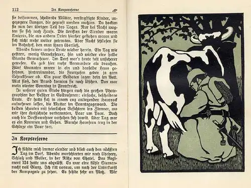 Weltkrieg Militär Kriegserlebnisse aus Frankreich Bilder Fritz Lang Buch 1916
