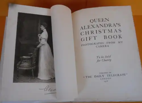 British Empire Weihnachtsgeschenk der Queen Alexandra Bilder Foto Album 1908