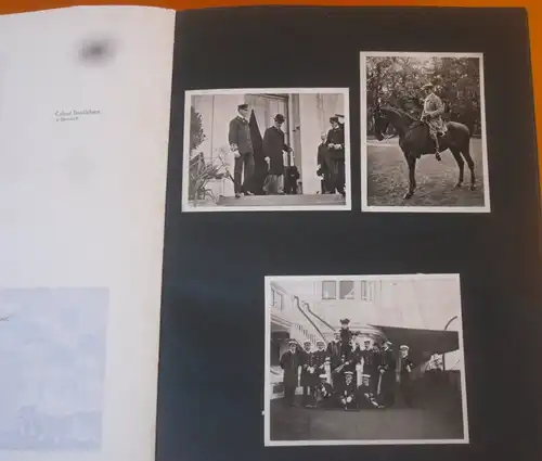 British Empire Weihnachtsgeschenk der Queen Alexandra Bilder Foto Album 1908