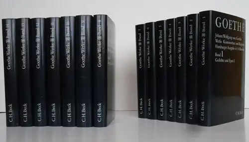 Literatur Klassiker Goethe Werke Hamburger kommentierte Ausgabe 14 Bände 1981