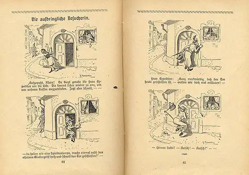 Altes Kinderbuch Rothäubchen eine Pilz Märchen Geschichte Freiburg 1932