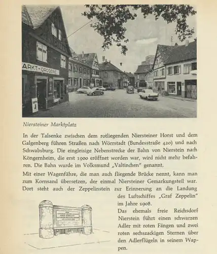 Rheinland Pfalz Stadt Landkreis Mainz Chronik Geschichte Heimatbuch 1957