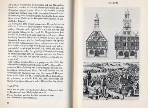 Hessen Bergstraße Heppenheim Stadt Chronik Heimat Geschichte 1969