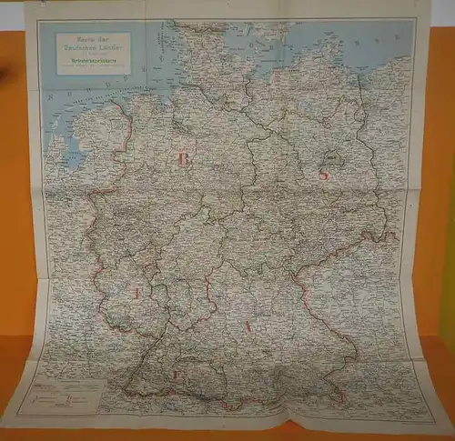 Weltkrieg Geschichte Besatzungszonen Karte der Deutschen Länder SBZ 1949