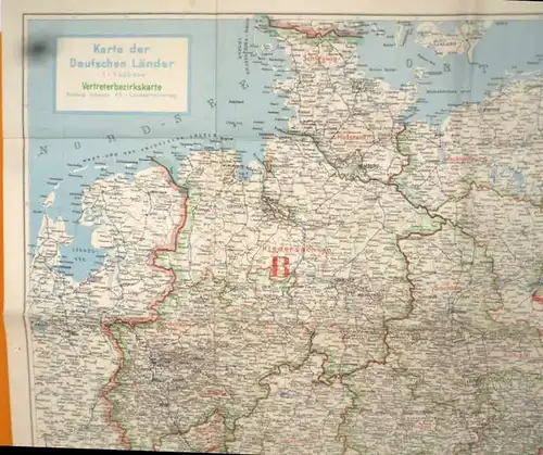 Weltkrieg Geschichte Besatzungszonen Karte der Deutschen Länder SBZ 1949