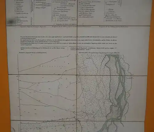 Bayern Militär Geschichte Truppen Übungsplatz Lechfeld alte Karte 1895