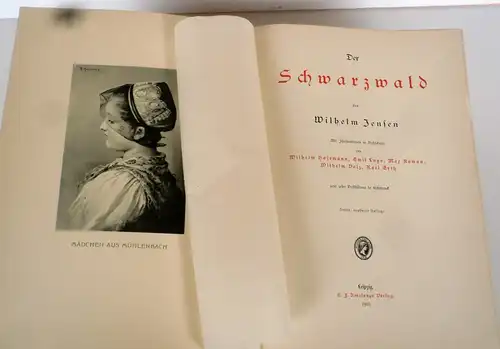 Schwarzwald Karlsruhe Offenburg Forbach Wildbad Feldberg Prachtausgabe 1901