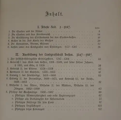 Großherzogtum Hessen Darmstadt Geschichte Adel Landgrafen Fürstenhaus Buch 1896
