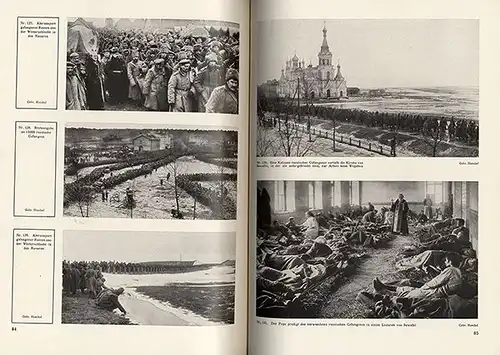 Weltkrieg Militär Chronik Original Aufnahmen vom Kriegsschauplatz Bildband 1915