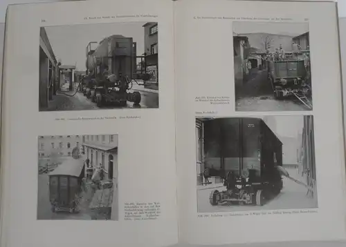 Deutsche Reichsbahn Eisenbahn Schwerlast Transport Straße auf Schiene Buch 1939