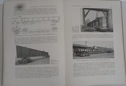 Deutsche Reichsbahn Eisenbahn Schwerlast Transport Straße auf Schiene Buch 1939