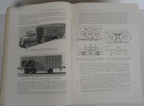 Deutsche Reichsbahn Eisenbahn Schwerlast Transport Straße auf Schiene Buch 1939