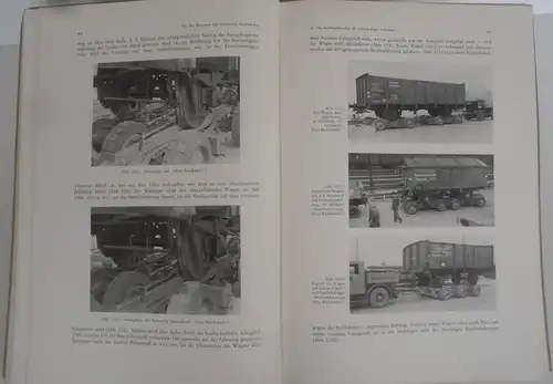 Deutsche Reichsbahn Eisenbahn Schwerlast Transport Straße auf Schiene Buch 1939