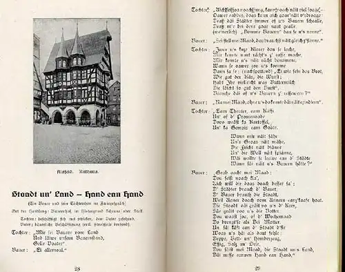 Hessen Alsfeld Schotten Wetterau Verse Geschichten in Mundart Georg Heß 1924