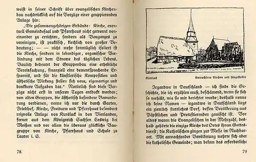 Deutschland Architektur und Kultur Geschichte Deutsche Dorf Kirche Buch 1910