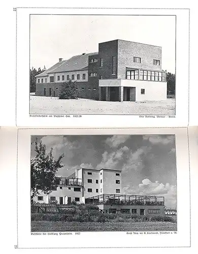 Deutsche Architektur Bauhaus Poelzig Rading Krahl Bartning Bildband 1928