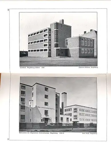 Deutsche Architektur Bauhaus Poelzig Rading Krahl Bartning Bildband 1928