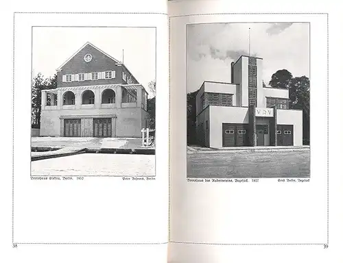 Deutsche Architektur Bauhaus Poelzig Rading Krahl Bartning Bildband 1928