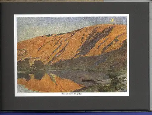 Kunst Landschaft Malerei Eifel Mosel Bilder Fritz von Wille Buch 1935