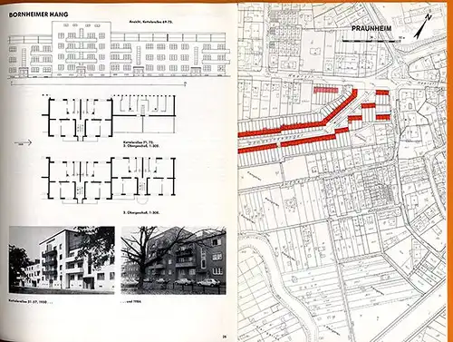 Frankfurt Stadt Geschichte Architektur Bauhaus May Siedlungen Westhausen 1987