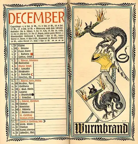 München Wappen Kalender Deutscher Adel Herzogtum Mecklenburg Strelitz 1903