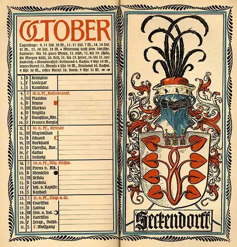 München Wappen Kalender Deutscher Adel Herzogtum Mecklenburg Strelitz 1903