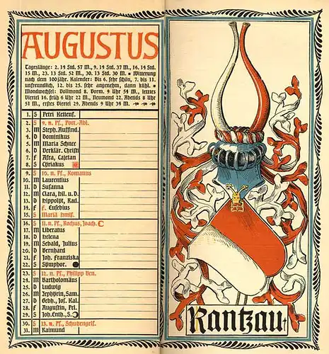 München Wappen Kalender Deutscher Adel Herzogtum Mecklenburg Strelitz 1903