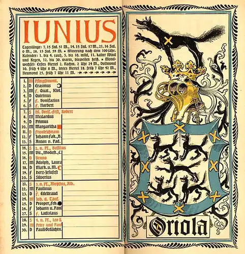 München Wappen Kalender Deutscher Adel Herzogtum Mecklenburg Strelitz 1903