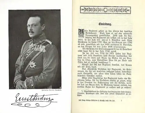 Hessen Darmstadt Hessisches Infanterie Regiment Kaiser Wilhelm Festschrift 1913