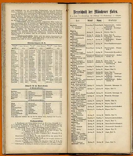 Königreich Bayern München Schreib und Notiz Kalender 1903