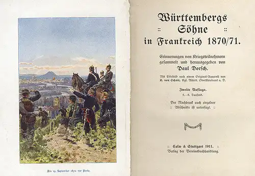 Militär Geschichte Königreich Württemberg Deutsch Französischer Krieg 1870/71