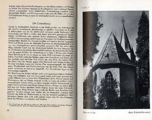 Hessen Darmstadt 750 Jahre Nieder Ramstadt Geschichte Chronik Festschrift 1950