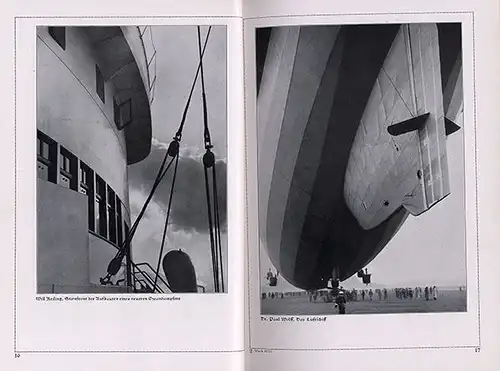 Industrie Technik Fotografie Eisenbahn Stahlwerk Zeppelin Brücken Bildband 1931