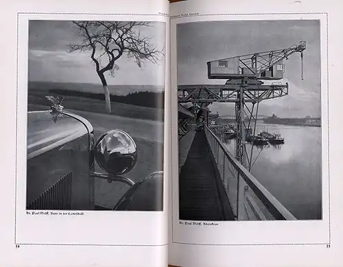 Industrie Technik Fotografie Eisenbahn Stahlwerk Zeppelin Brücken Bildband 1931