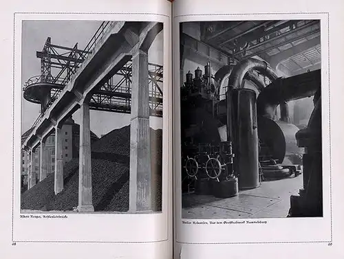 Industrie Technik Fotografie Eisenbahn Stahlwerk Zeppelin Brücken Bildband 1931