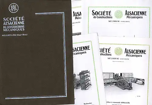 Elsaß Mühlhausen SACM Maschinen Bau Werbung Reklame alte Prospekte Sammlung 1930