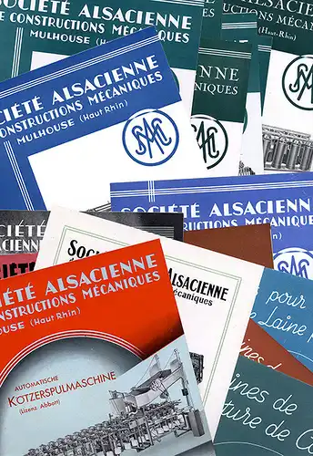 Elsaß Mühlhausen SACM Maschinen Bau Werbung Reklame alte Prospekte Sammlung 1930