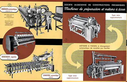 Elsaß Mühlhausen SACM Maschinen Bau Werbung Reklame alte Prospekte Sammlung 1930