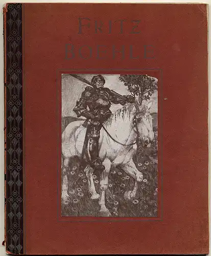 Hessen Kunst Grafik Frankfurt Main Fritz Boehle Bauern Ritter Bildband 1910