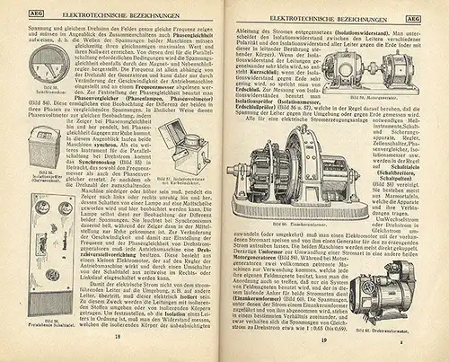 Berlin AEG Elektro Strom Anlagen Maschinen Motoren Technik Handbuch 1931