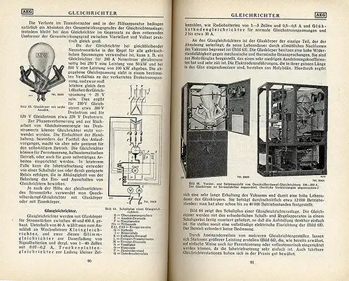 Berlin AEG Elektro Strom Anlagen Maschinen Motoren Technik Handbuch 1931